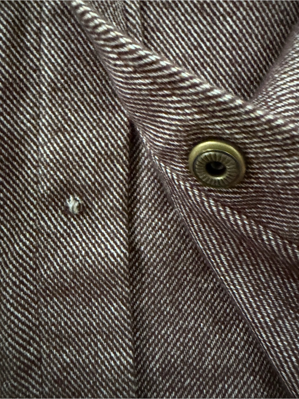 Billy Reid Cotton Shirt Jacket - Dark Red - Medium - Picture 3 of 9